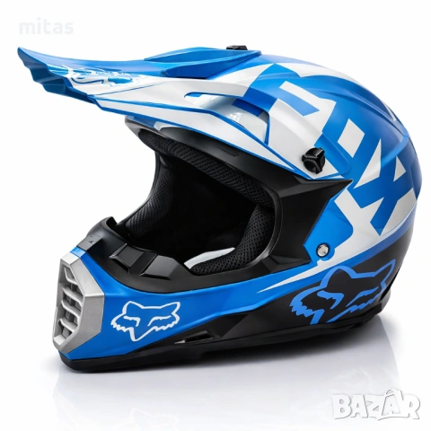 Кросова каска FOX V2, Full Face, DOT Сертификат, Размер: XL, снимка 7 - Части за велосипеди - 52381970