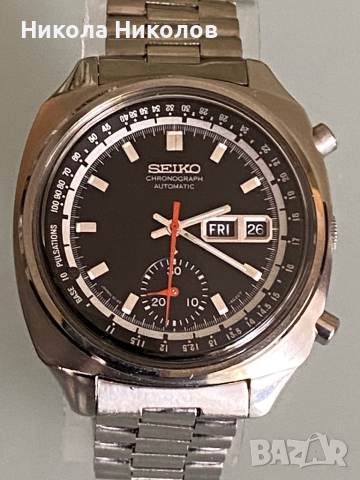 Vintage SEIKO 6139-6022 Pulsations Chronograph Automatic Cal 6139, снимка 9 - Мъжки - 45070573