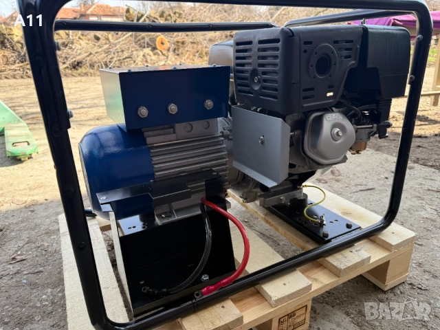 Бензонов трифазен  генератор / агрегат HONDA 6 Kw., снимка 5 - Други машини и части - 53757092