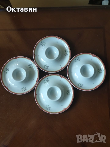 Порцеланови поставки за яйца, коктиери