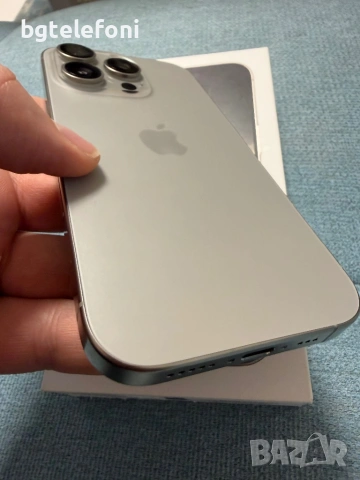 iPhone 16 Pro 128GB natural titanium,неразличим от нов,100% батерия, снимка 7 - Apple iPhone - 53179974