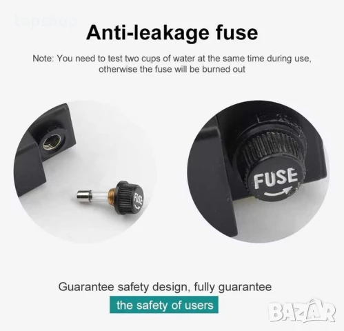 Апарат за електролиза на вода, тестер за вода. БЕЗ ПЛАСТИНИТЕ!, снимка 3 - Друга електроника - 50542492