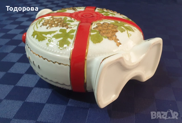 Порцеланова бъклица, снимка 6 - Антикварни и старинни предмети - 54007978