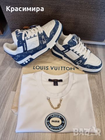 маратонки + тениска Louis Vuitton , снимка 1 - Маратонки - 46632730