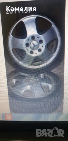 Зимни гуми с алуминиеви джанти за Мерцедес А 170  , 4 бр., снимка 3 - Гуми и джанти - 52252498