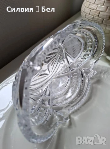 Ретро кристална купа , снимка 2 - Аксесоари за кухня - 50867456