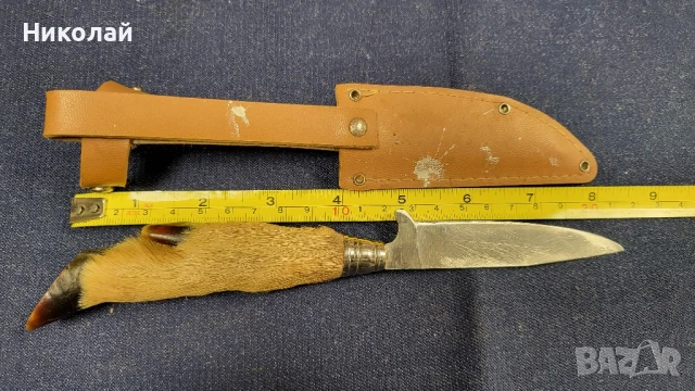 Стар скандинавски нож, финка Швеция 17, снимка 3 - Антикварни и старинни предмети - 50540185