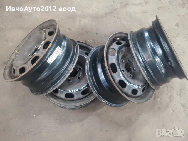 Джанти метални 15 Audi vw skoda seat 5x100, снимка 4 - Гуми и джанти - 49453280