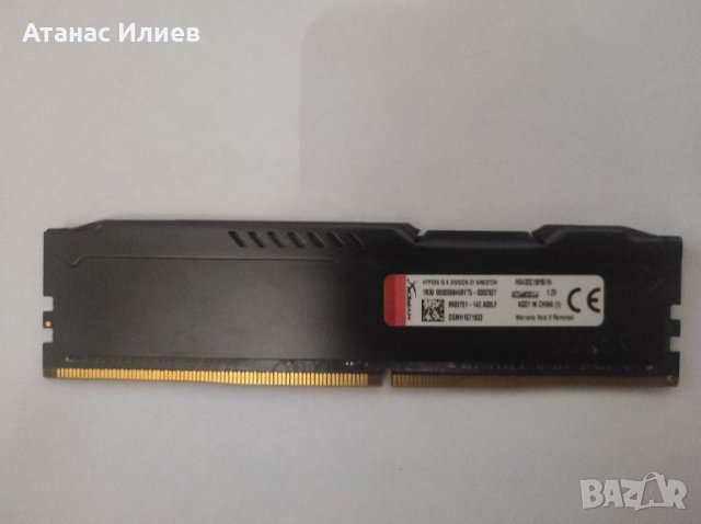Рам памет 16GB DDR4 3200 Kingston HyperX Fury - HX432C18FB/16, снимка 4 - RAM памет - 46393606