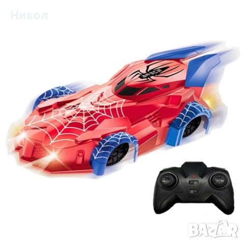 Антигравитационна кола с дистанционно управление Spiderman 