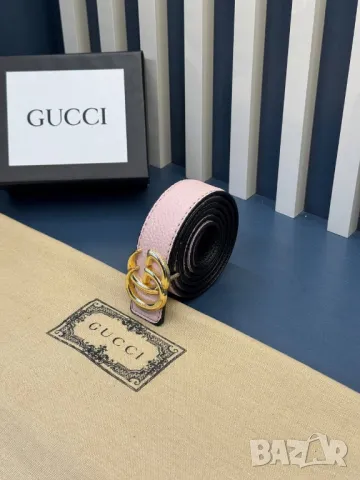 колани от естествена кожа в кутия gucci 3см, снимка 9 - Колани - 50406919