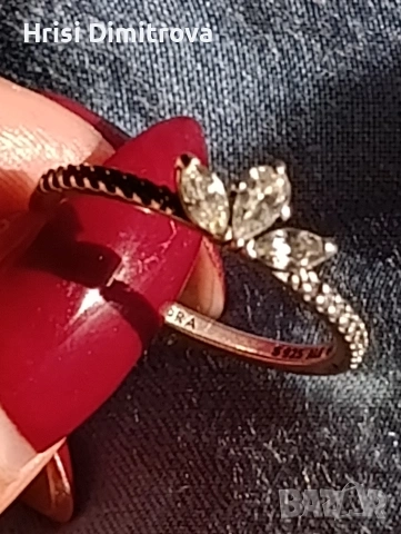 Pandora Пръстен Красива като цвете , снимка 3 - Пръстени - 54102188