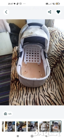 продавам количка с два коша много запазена , снимка 3 - Детски колички - 52553321