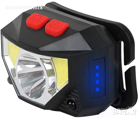 Челник, Със сензор за движение, Фенер за глава, USB кабел - 201, снимка 3 - Аксесоари и консумативи - 52086960