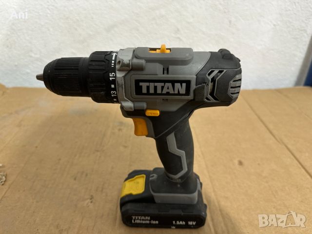 Винтоверт - Titan 18 V li ion , снимка 2 - Други машини и части - 46766484