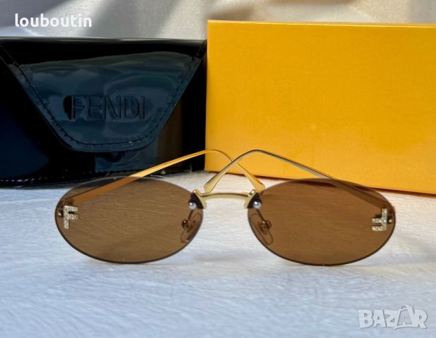 Fendi Дамски слънчеви очила елипса овални 4 цвята, снимка 7 - Слънчеви и диоптрични очила - 45248191