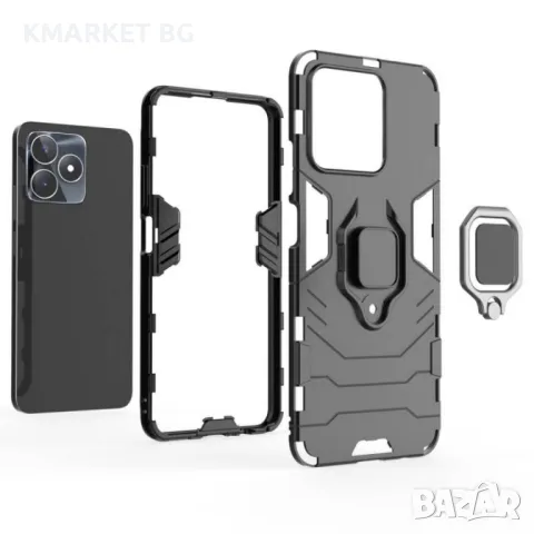 Realme Note 50 4G Удароустойчив PC + TPU Finger Ring Калъф и Протектор, снимка 6 - Калъфи, кейсове - 47891726