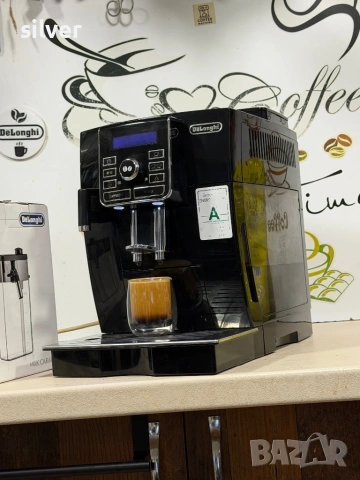 Кафемашина кафе автомат delonghi magnifica cappuccino с гаранция, снимка 2 - Кафемашини - 54297732