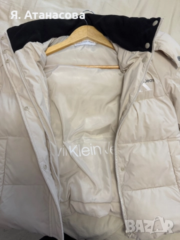 Оригинално яке! Calvin Klein - цвят крем, снимка 9 - Якета - 52769372