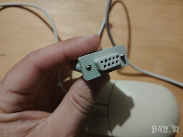 Ретро стара мишка с топче и сериен порт , снимка 3 - Клавиатури и мишки - 51410015