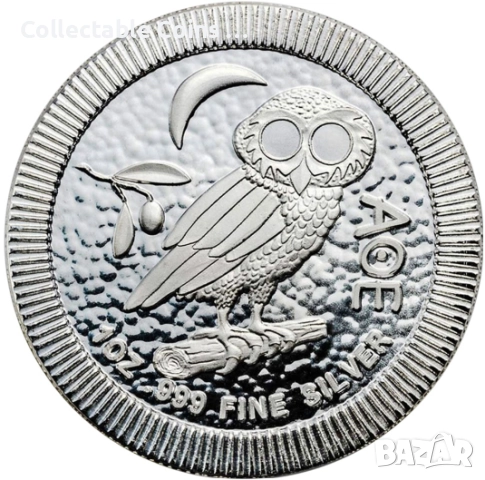 сребърна монета 1 оз 1 oz сова