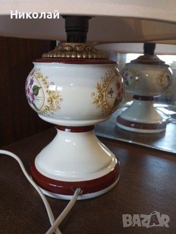 Порцеланова нощна лампа , снимка 8 - Антикварни и старинни предмети - 53107907