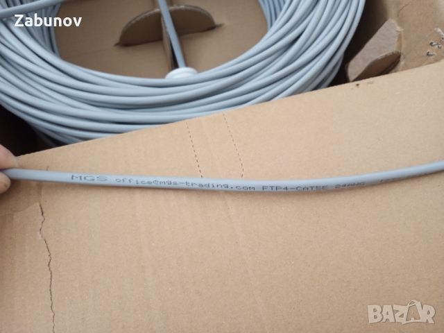 Лан кабел 180м FTP4- CAT5E 24AWG , снимка 4 - Кабели и адаптери - 46650697