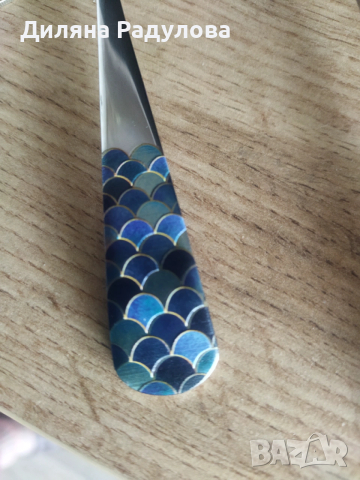 3 бр. метални декоративни лъжици, снимка 3 - Прибори за хранене, готвене и сервиране - 53426243