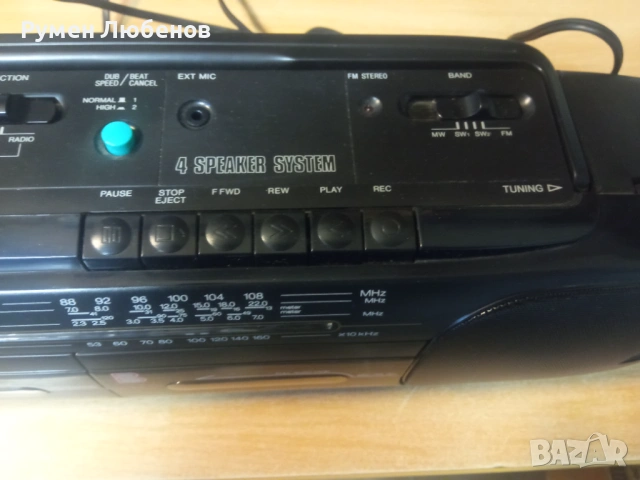 Радиокасетофон Sanyo MW 719K , снимка 5 - Радиокасетофони, транзистори - 53422765