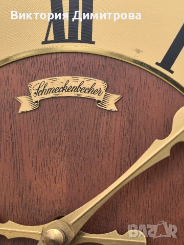 Ретро часовник Schmeckenbecher , снимка 5 - Антикварни и старинни предмети - 52354189