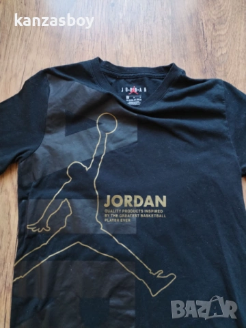 nike jordan - страхотна юношеска тениска 147-163см., снимка 2 - Детски тениски и потници - 53643946