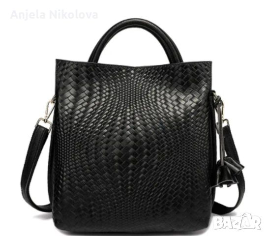 Дамска чанта естествена кожа, снимка 1 - Чанти - 45059855