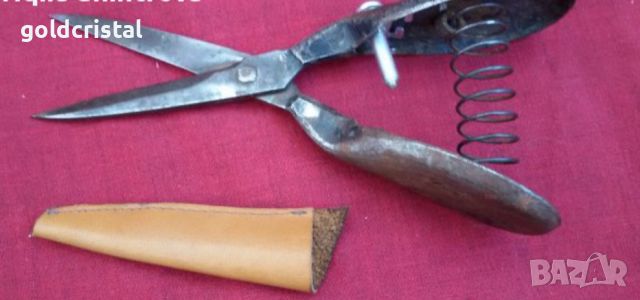 стара сарашка клъцка/ножица /с калъф , снимка 1 - Антикварни и старинни предмети - 17859770