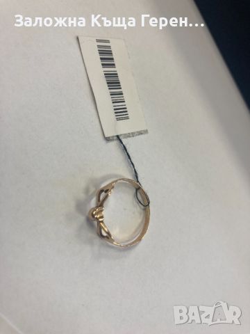 Дамски златен пръстен 1,34гр., снимка 2 - Пръстени - 45111040