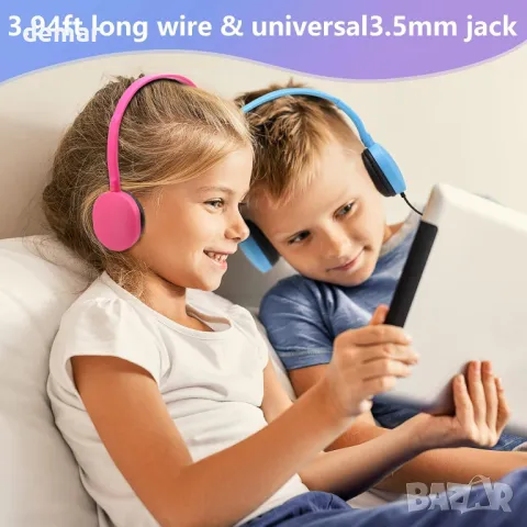 NANONAN Комплект от 12 детски слушалки, многоцветни кабелни детски слушалки, регулируеми с 3,5мм жак, снимка 4 - Слушалки и портативни колонки - 49870013