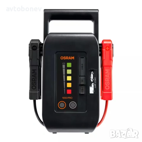 Устройство за бързо стартиране(booster/jump starter)OSRAM BATTERYstart PRO 1000(OEBSPL1000), снимка 4 - Аксесоари и консумативи - 53629155