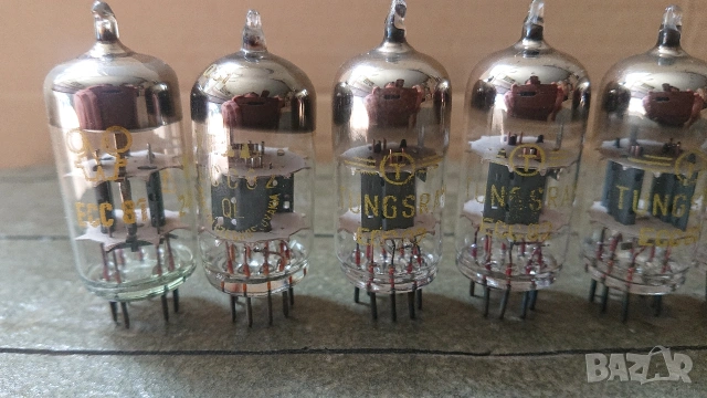 Радиолампи RFT ECC81,TESLA ECC82,TUNGSRAM ECC82, RFT ECC83. , снимка 2 - Ресийвъри, усилватели, смесителни пултове - 51583318