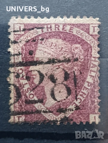 Пощенски марки 2 × 1 1/2 Three Halfpenny Red Plate , снимка 5 - Филателия - 40780414