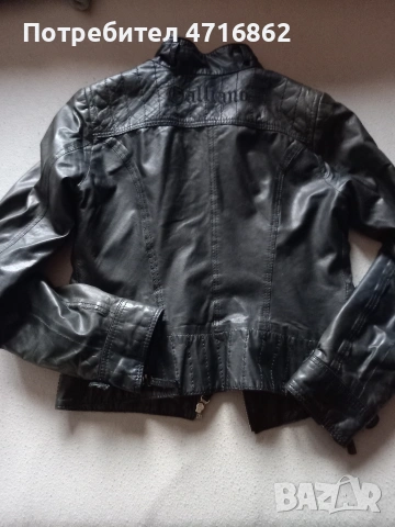 Финно дизайнерско женско кожено яке John Galliano, снимка 5 - Якета - 53210503