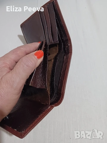 мъжки портфейл от естествена кожа