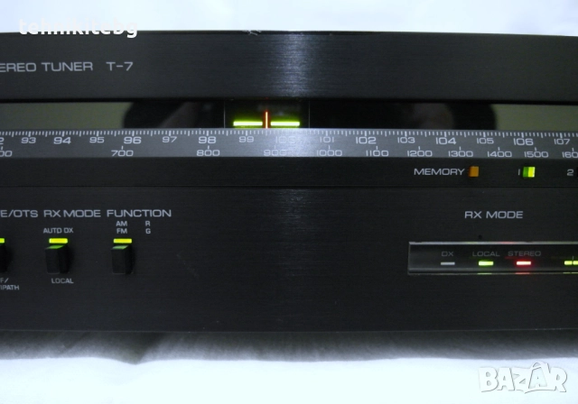 ⭐⭐⭐ YAMAHA T-7 ⭐⭐⭐ Рядък топ модел ретро тунер, 85db Stereo, цена като нов $410, снимка 4 - Аудиосистеми - 11752150