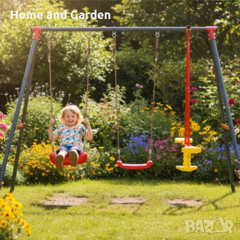 Комплект 2 люлки + балансираща везна – рецепта за часове забавление! 🎠, снимка 6 - Градински мебели, декорация  - 53936215