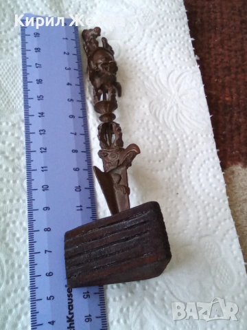 Бронзова кама от Камбоджа 54240, снимка 12 - Колекции - 53752705