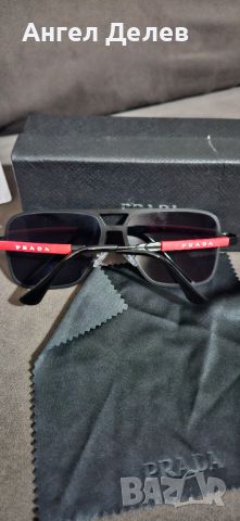 Слънчеви мъжки очила Prada, снимка 7 - Слънчеви и диоптрични очила - 46145047