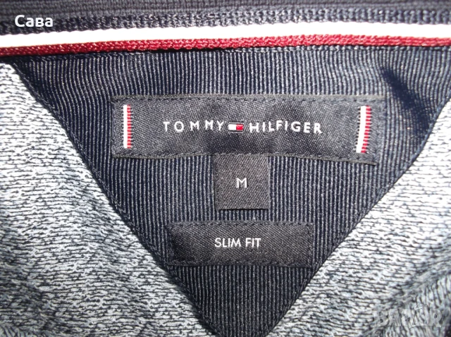 Тениски TOMMY HILFIGER  мъжки,С-М-Л /черна,червен и син меланж/, снимка 5 - Тениски - 51067892