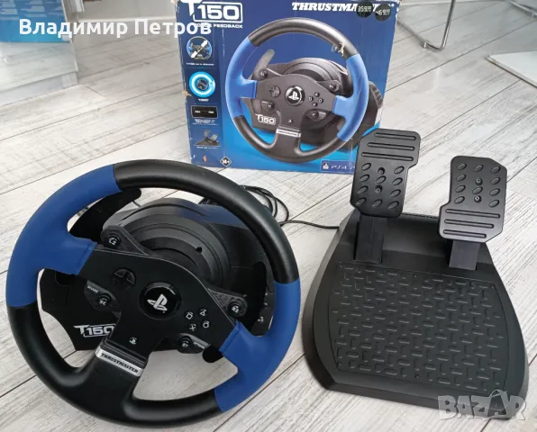 THRUSTMASTER T150 Волан с педали/Wheel - Force Feedback, снимка 2 - Джойстици и геймпадове - 49244489