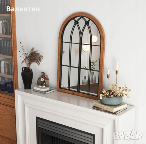 Извито стенно огледало Costway, снимка 4 - Огледала - 53107515