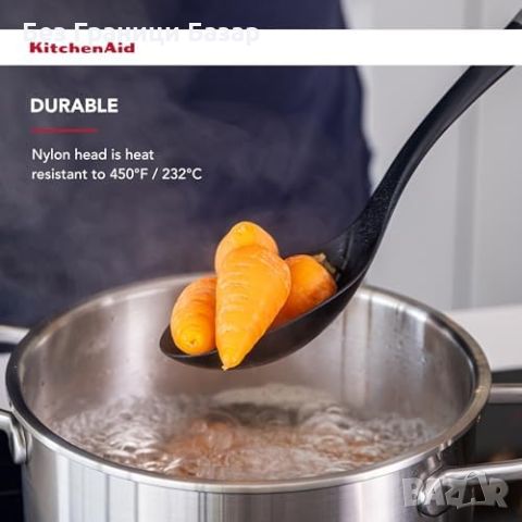 Нова Слотова лъжица KitchenAid - Топлоустойчива и лесна за почистване, снимка 3 - Аксесоари за кухня - 46676476