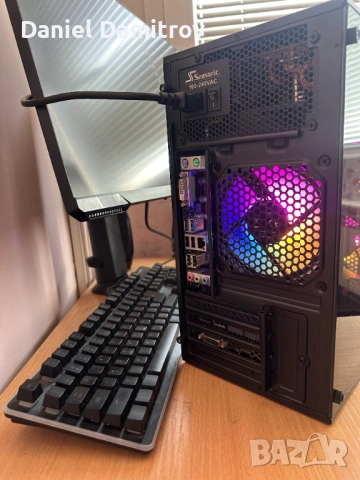 Геймърски компютър i5-7400T,RX 580 8GB,8GB RAM,256GB SSD, снимка 4 - Геймърски - 53753430