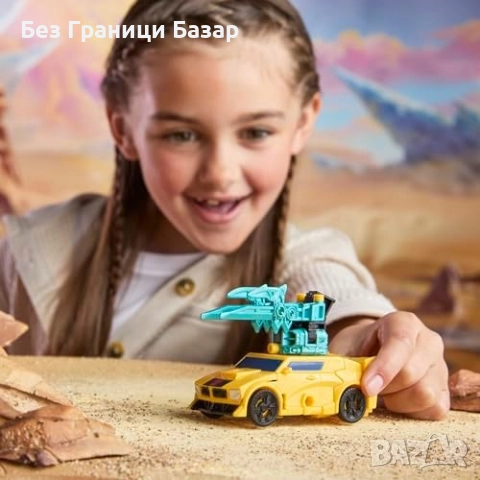 Нова Екшън фигура Transformers Bumblebee 10см робот кола играчка дете, снимка 6 - Други - 51596241
